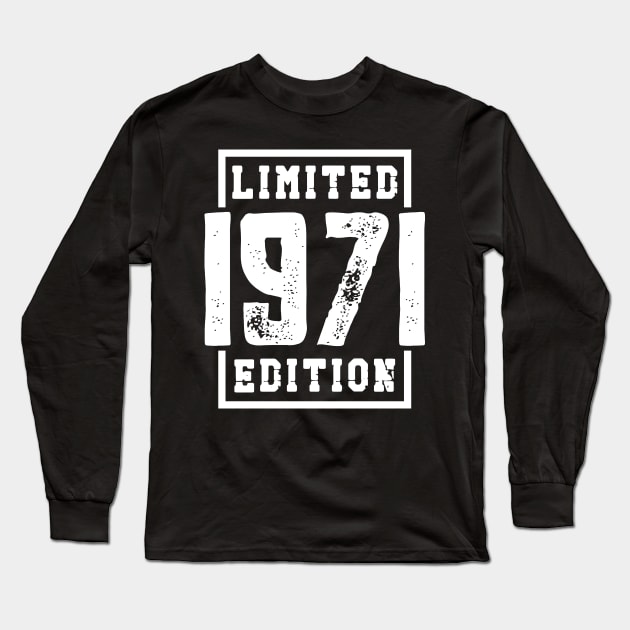 1971 Limited Edition Long Sleeve T-Shirt by colorsplash